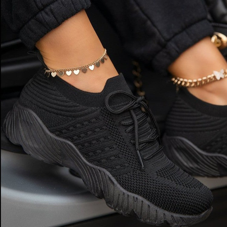 Zapatillas deportivas de punto ortopédicas para mujer