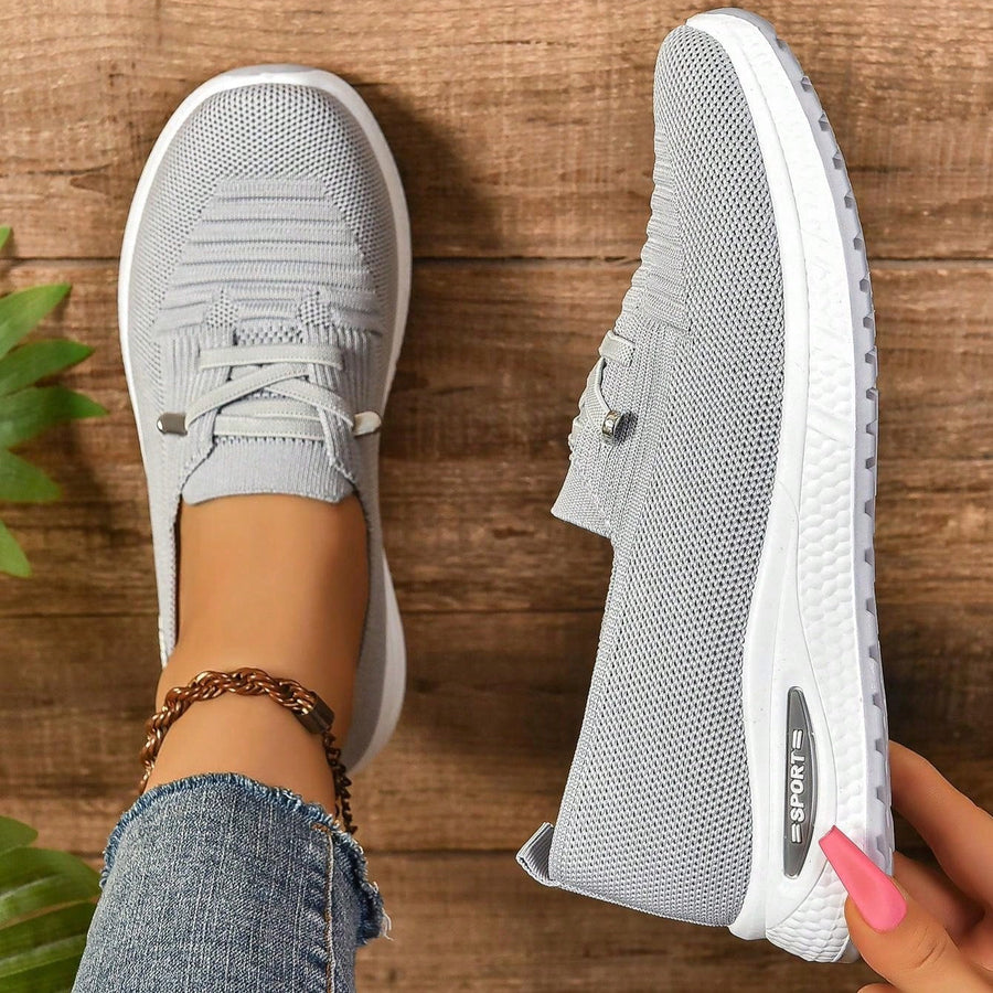 Zapatillas deportivas ortopédicas con soporte para el arco mejorado y amortiguación – Diseño sin cordones y transpirable