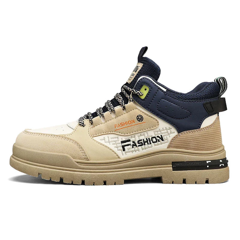 Zapatillas deportivas ortopédicas de caña alta con borde acolchado