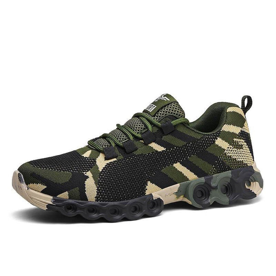 Zapatillas deportivas transpirables con estampado de camuflaje