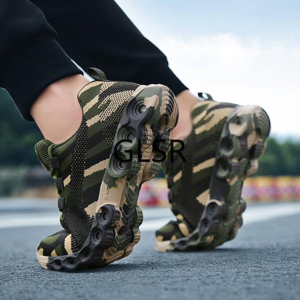 Zapatillas deportivas transpirables con estampado de camuflaje