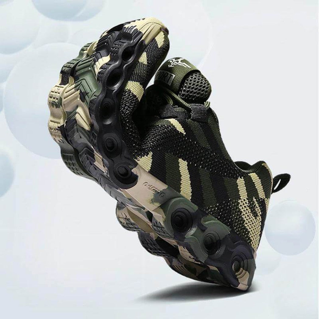 Zapatillas deportivas transpirables con estampado de camuflaje