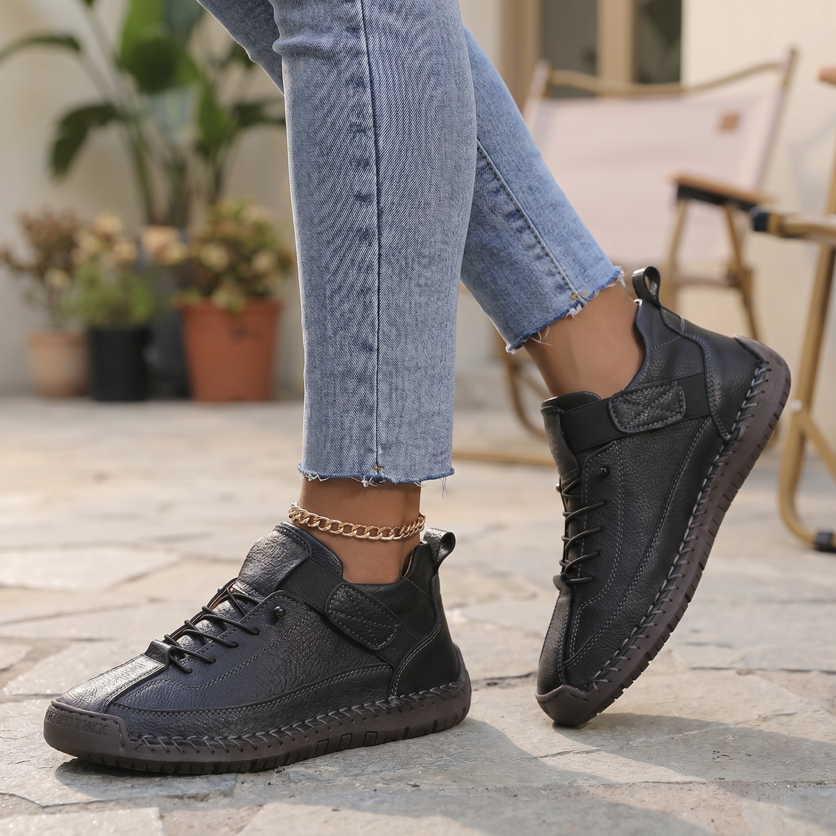 Zapatillas deportivas transpirables de textil para mujer | Calzado cómodo para pasear sin cordones