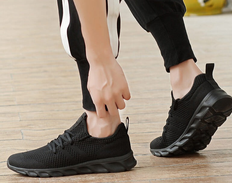Zapatillas para hombre de malla transpirable