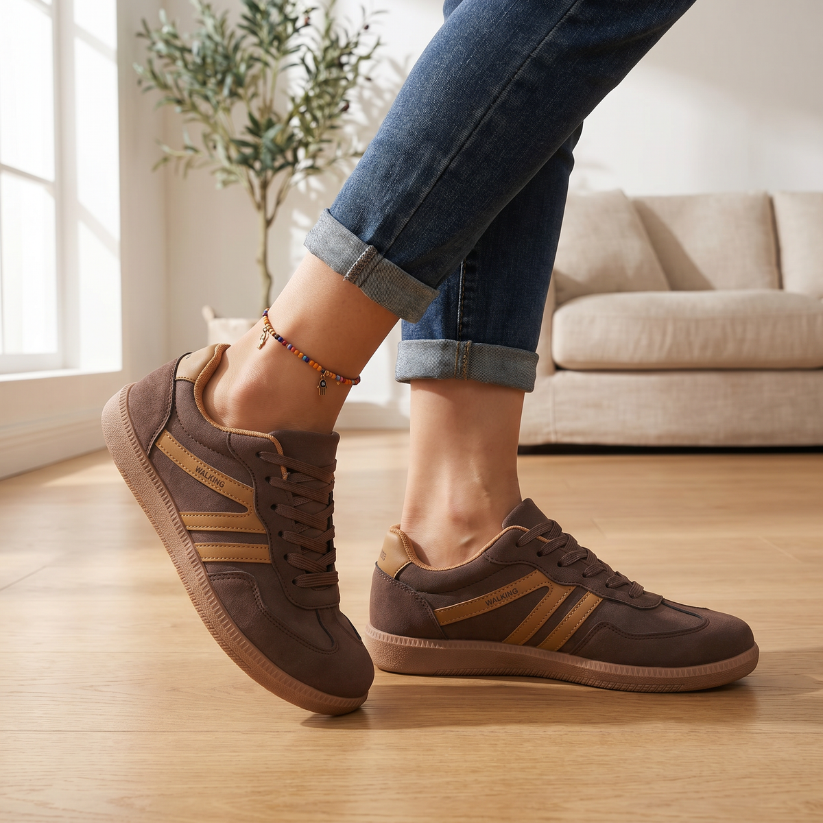 Zapatillas Slip-On Ligeras para Mujer | Calzado de Paseo Cómodo para Todos los Días