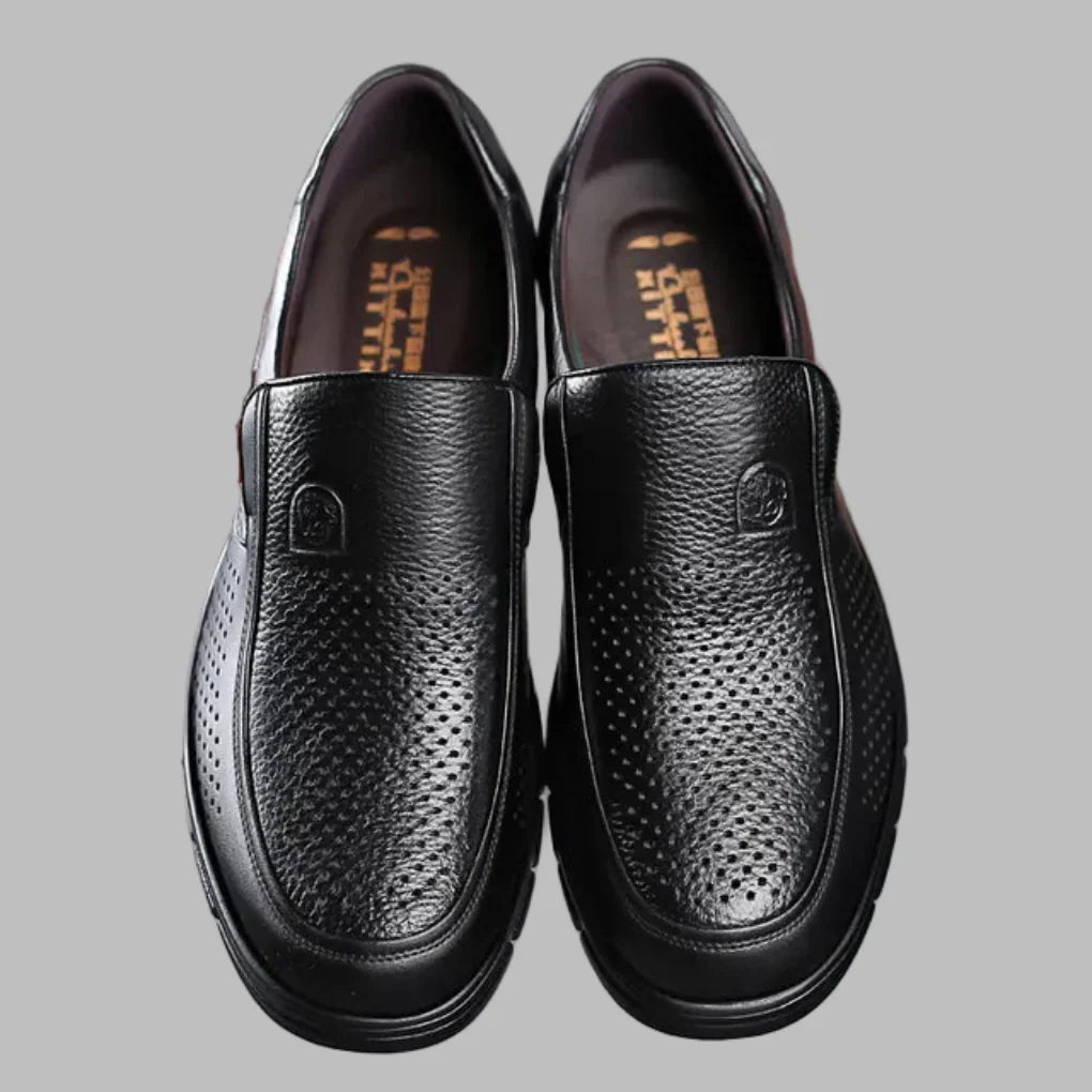 Zapatos casuales para hombre de cuero genuino