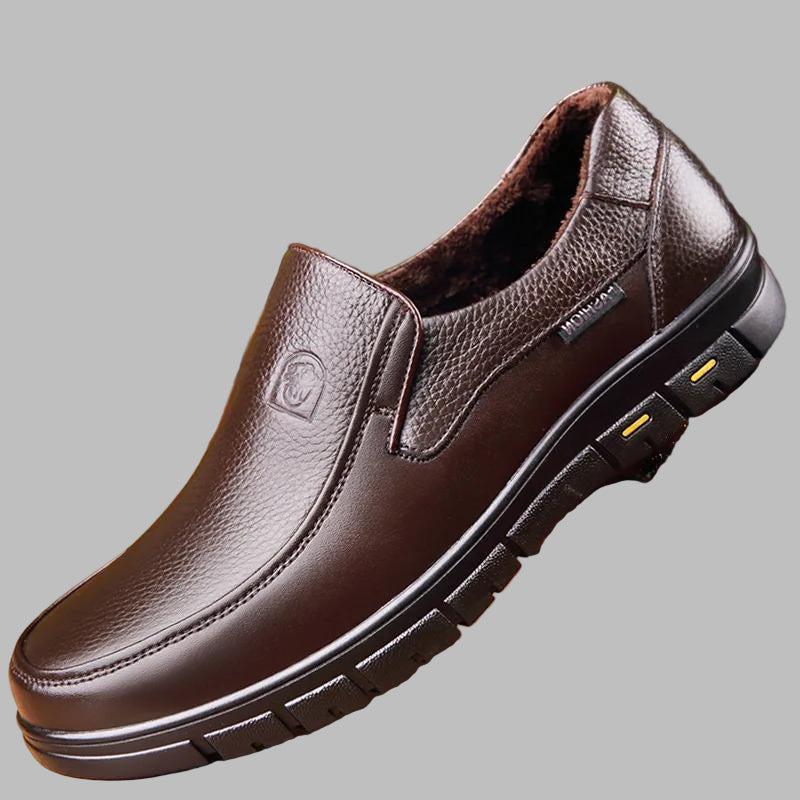 Zapatos casuales para hombre de cuero genuino