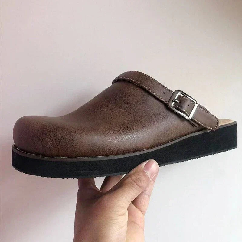 Zapatos de cuero con soporte