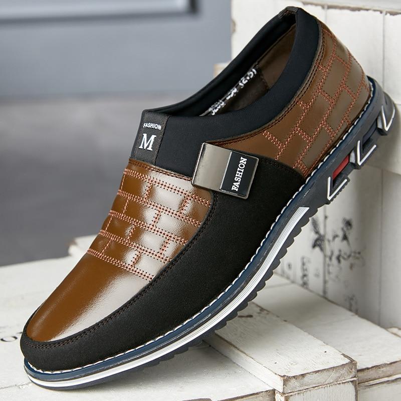 Zapatos de cuero transpirables para hombre