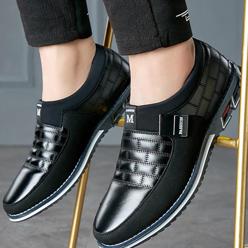 Zapatos de cuero transpirables para hombre