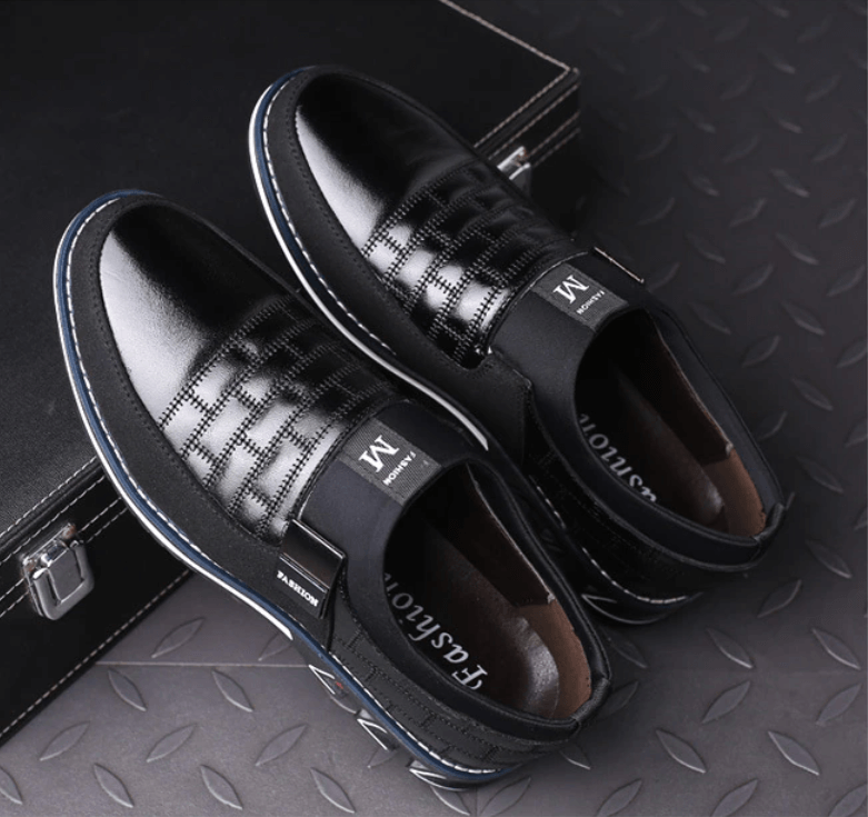 Zapatos de cuero transpirables para hombre