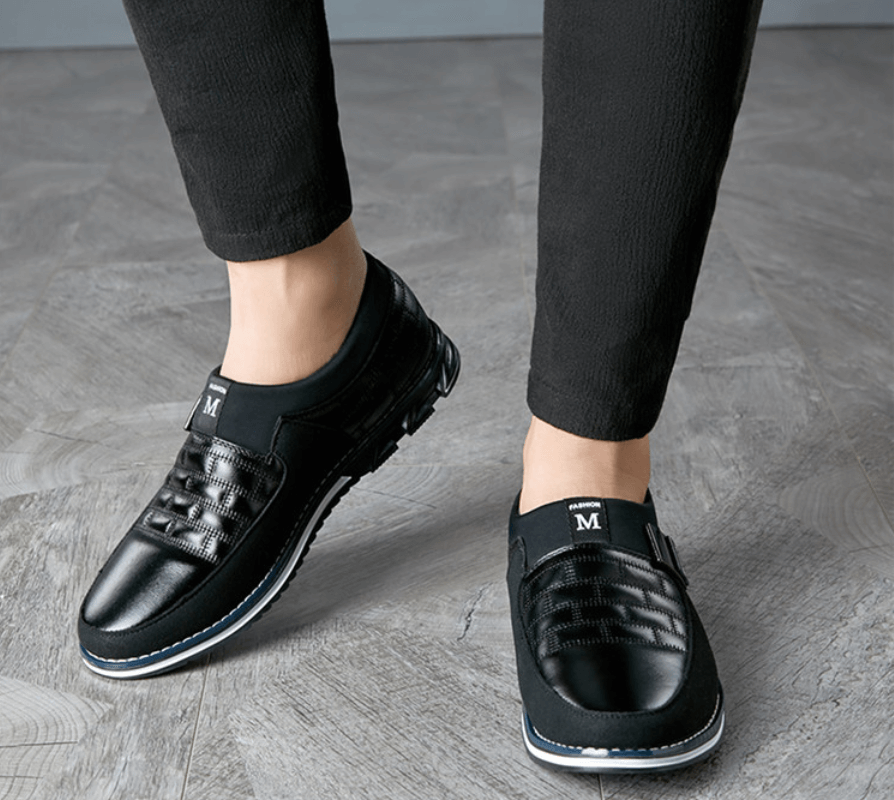 Zapatos de cuero transpirables para hombre