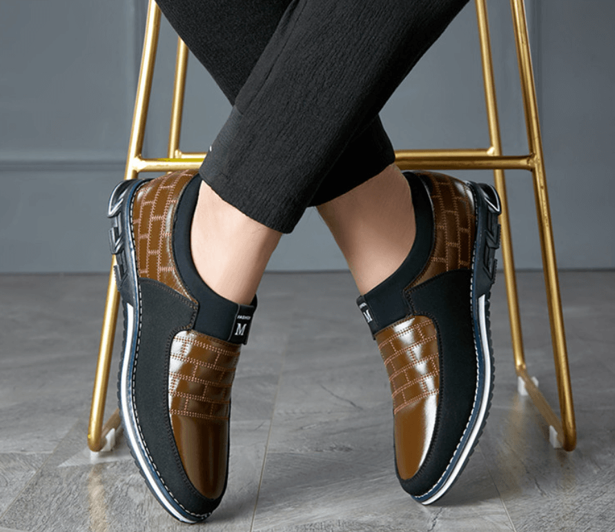 Zapatos de cuero transpirables para hombre