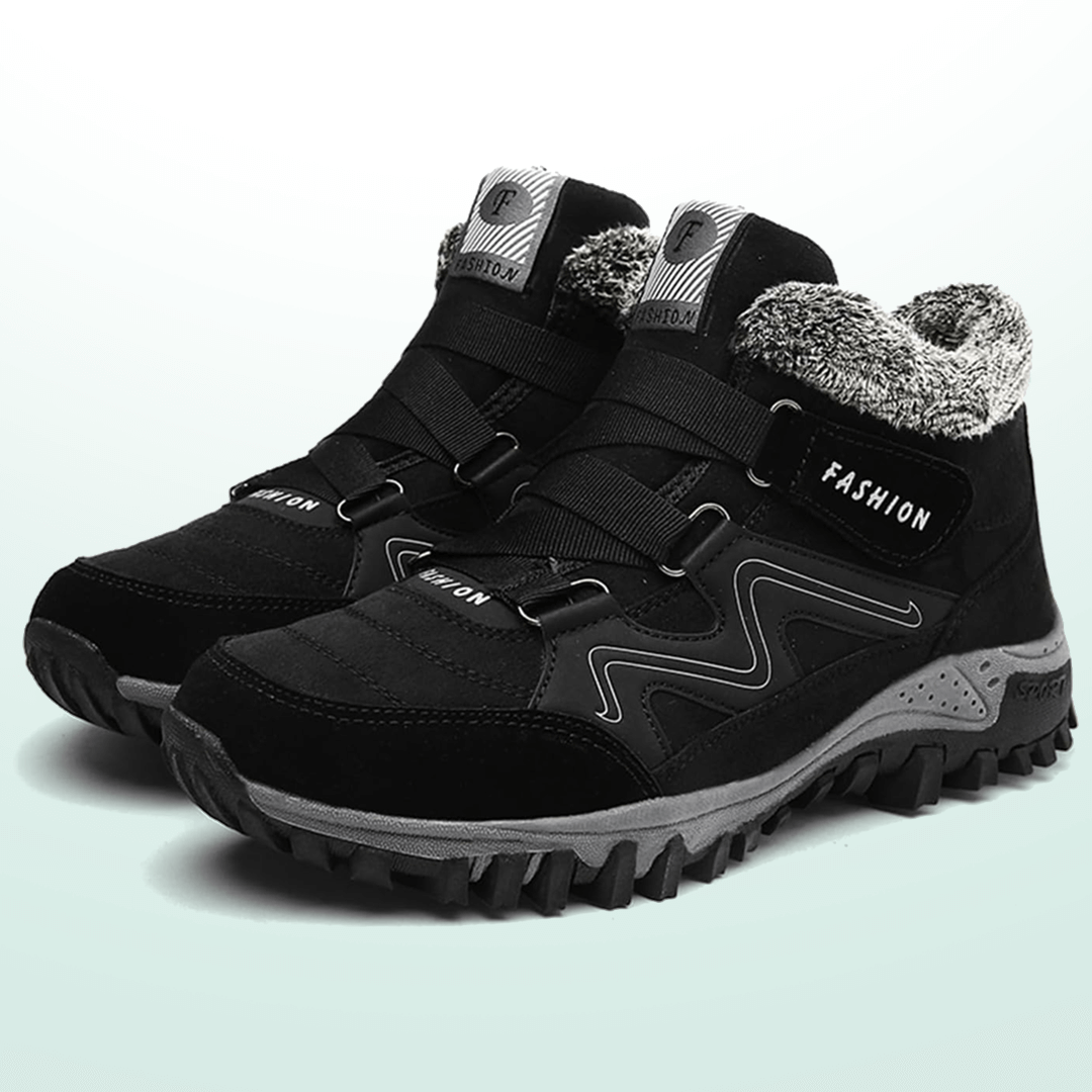 Zapatos de invierno impermeables para mujer con forro cálido
