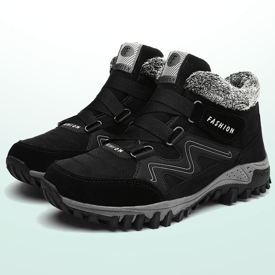 Zapatos de invierno impermeables para mujer con forro cálido
