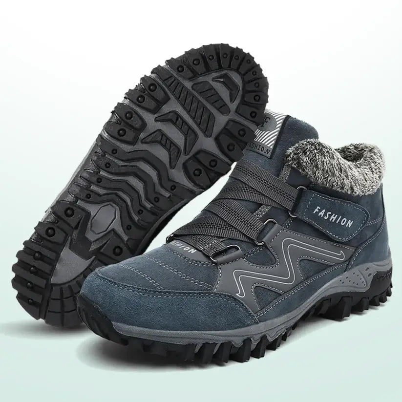 Zapatos de invierno impermeables para mujer con forro cálido