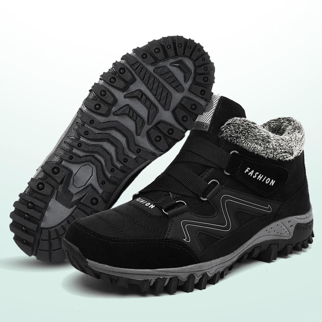 Zapatos de invierno impermeables para mujer con forro cálido