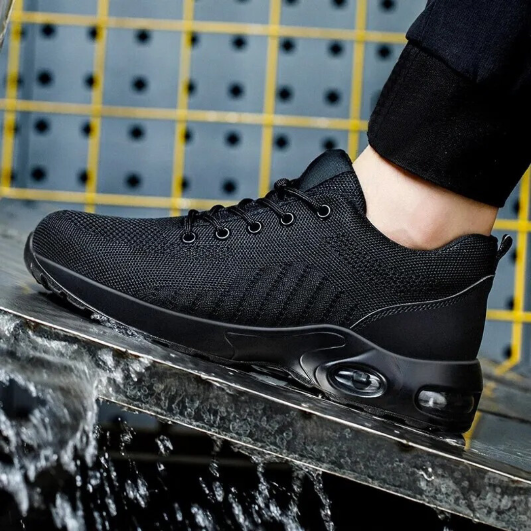 Zapatos de seguridad para hombre con cámara de aire