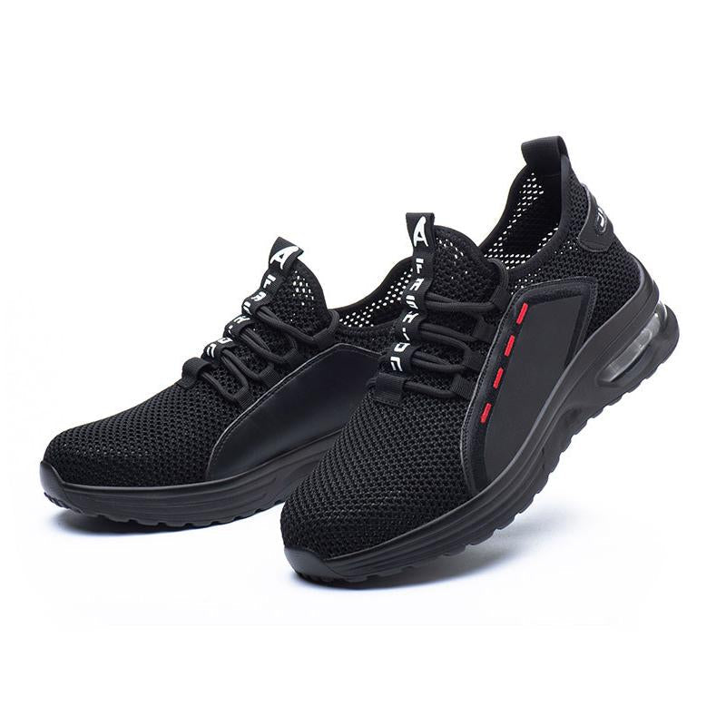 Zapatos de Seguridad Transpirables para Hombre con Puntera de Acero y Suela Reforzada