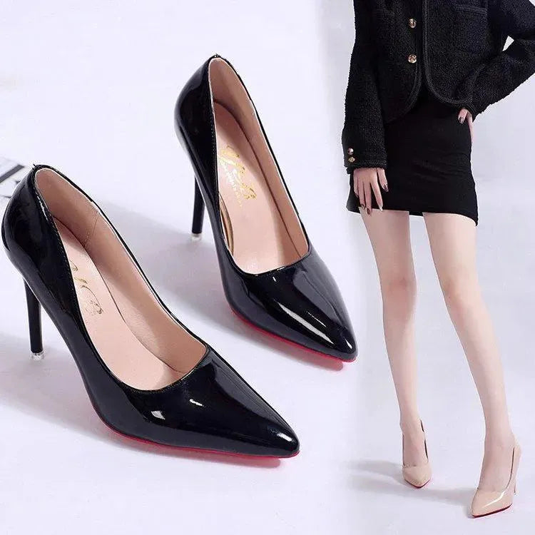 Zapatos de tacón de aguja con plataforma para mujer