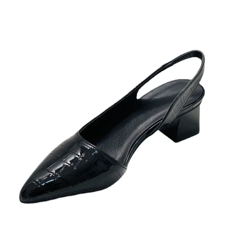 Zapatos de Tacón Ortopédicos con Diseño Cocodrilo