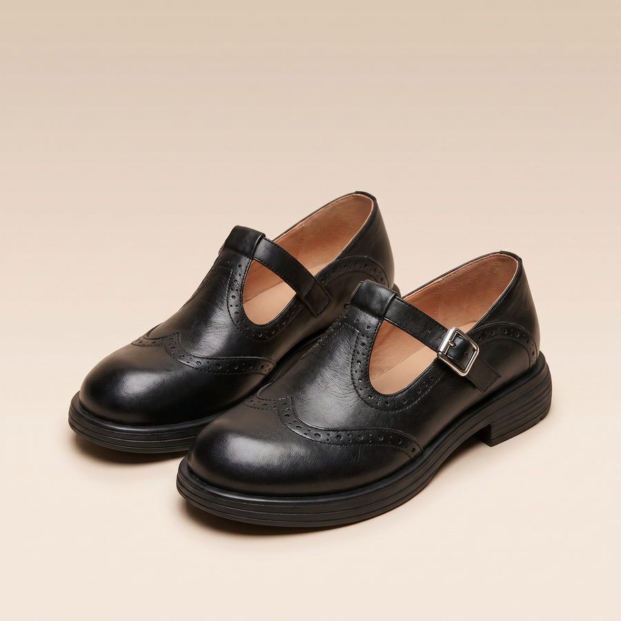 Zapatos Mary Jane ortopédicos de piel para mujer | Calzado cómodo para todo el día