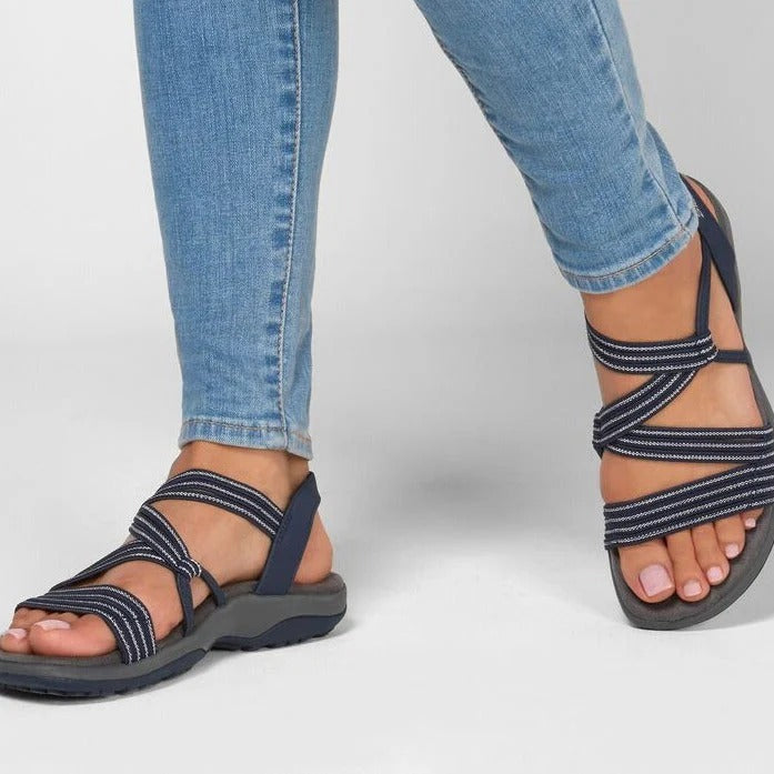 Zapatos ortopédicos con tiras para mujer