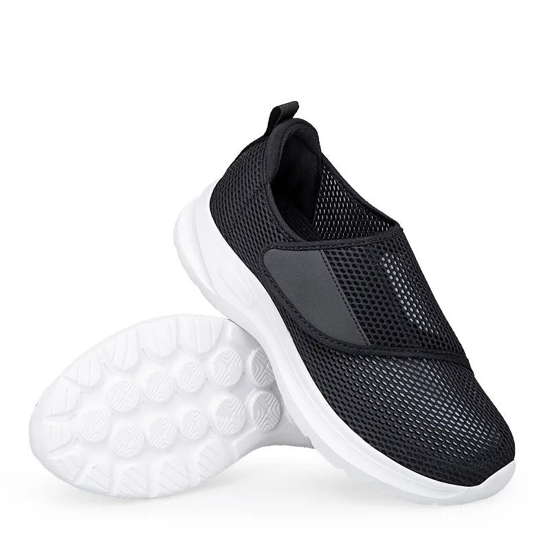 Zapatos ortopédicos ligeros para pies hinchados