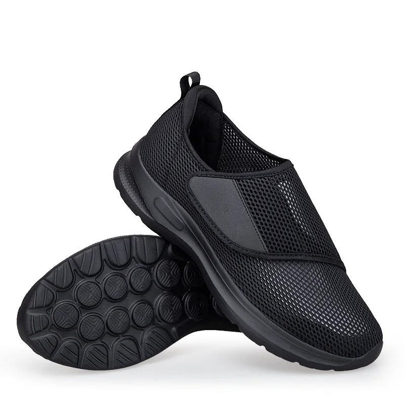 Zapatos ortopédicos ligeros para pies hinchados