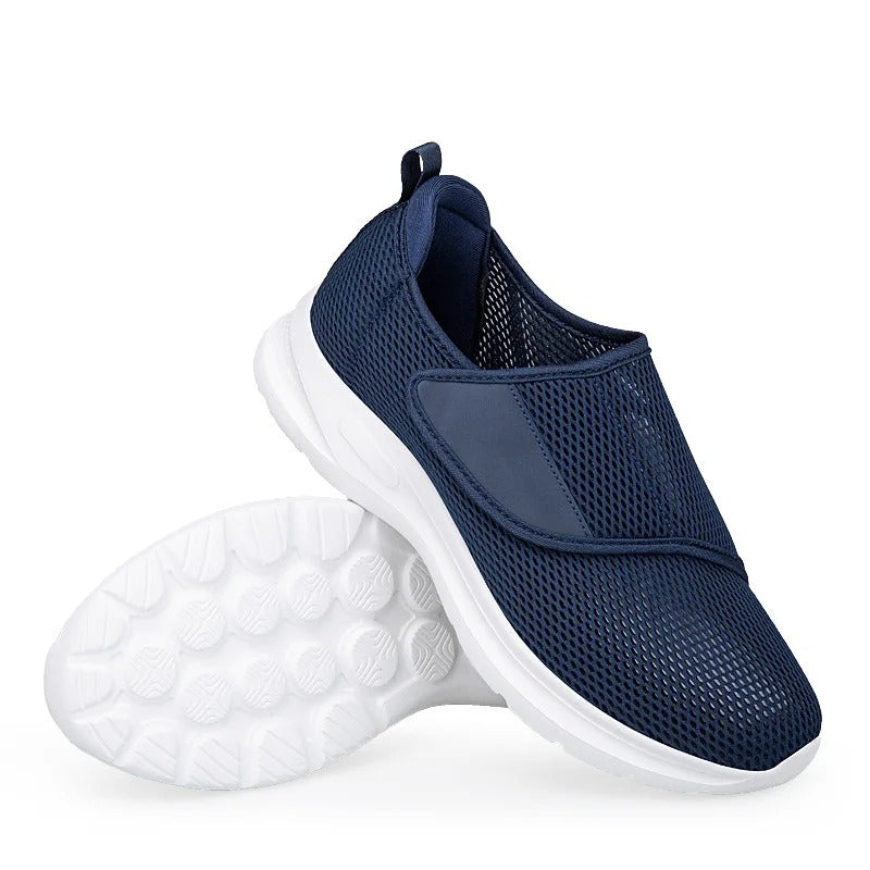 Zapatos ortopédicos ligeros para pies hinchados