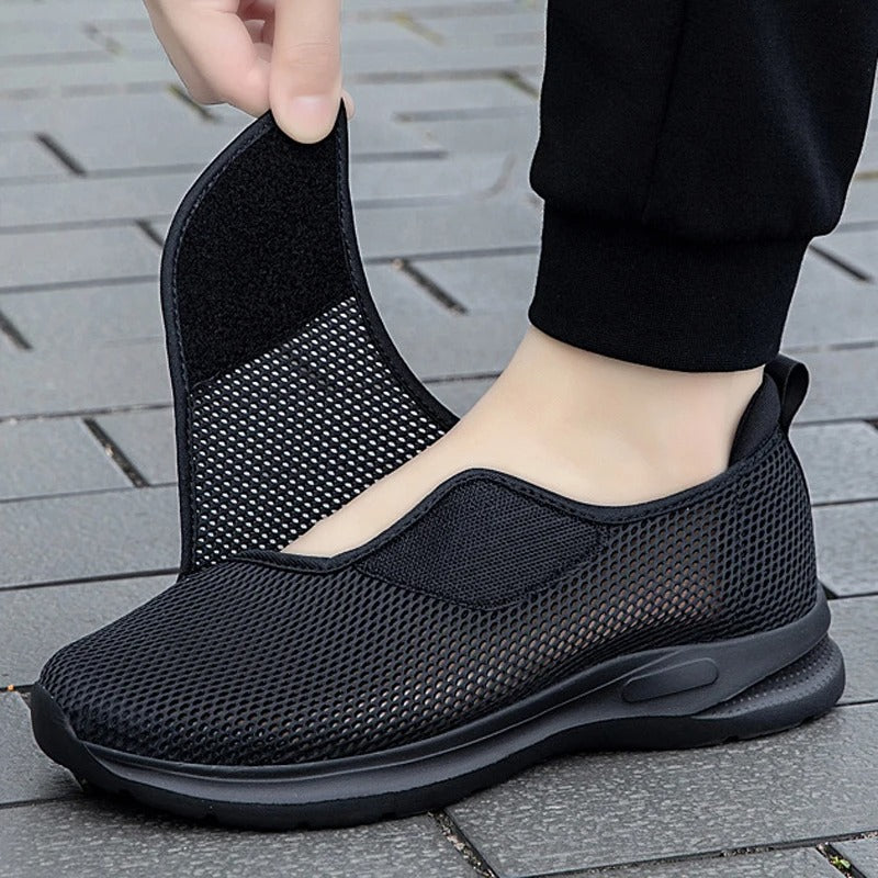 Zapatos ortopédicos ligeros para pies hinchados