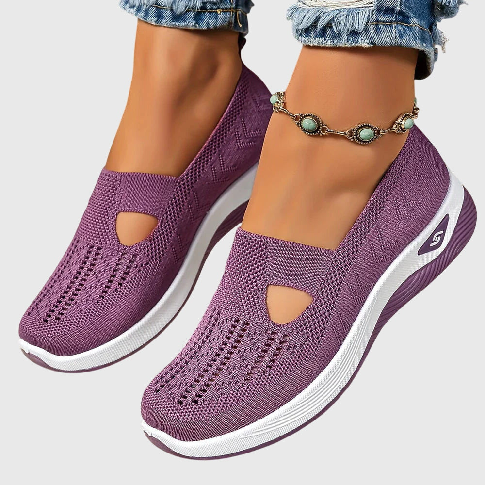 Zapatos ortopédicos slip-on con soporte y diseño transpirable para uso diario