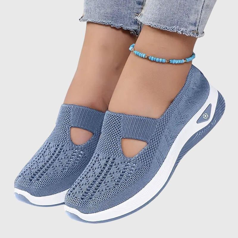 Zapatos ortopédicos slip-on con soporte y diseño transpirable para uso diario