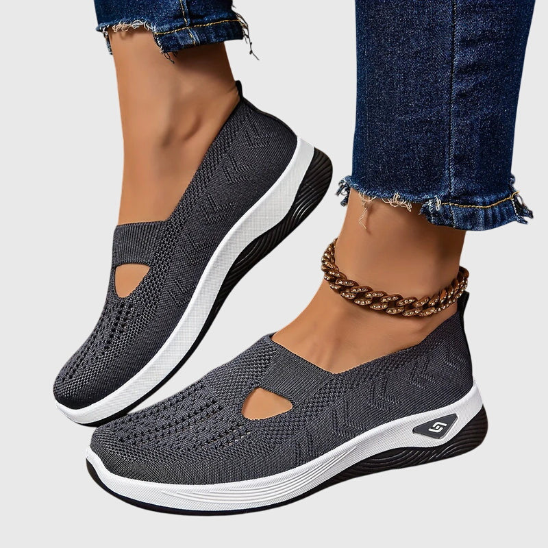 Zapatos ortopédicos slip-on con soporte y diseño transpirable para uso diario