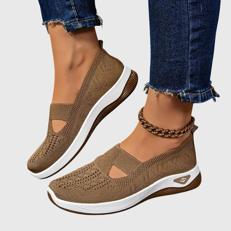 Zapatos ortopédicos slip-on con soporte y diseño transpirable para uso diario