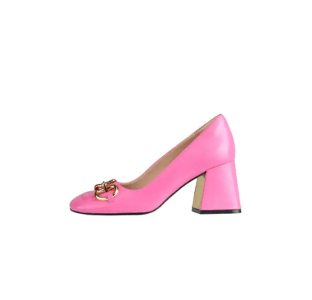 Zapatos retro de tacón alto con hebilla para mujer - Elegancia y estilo atemporales