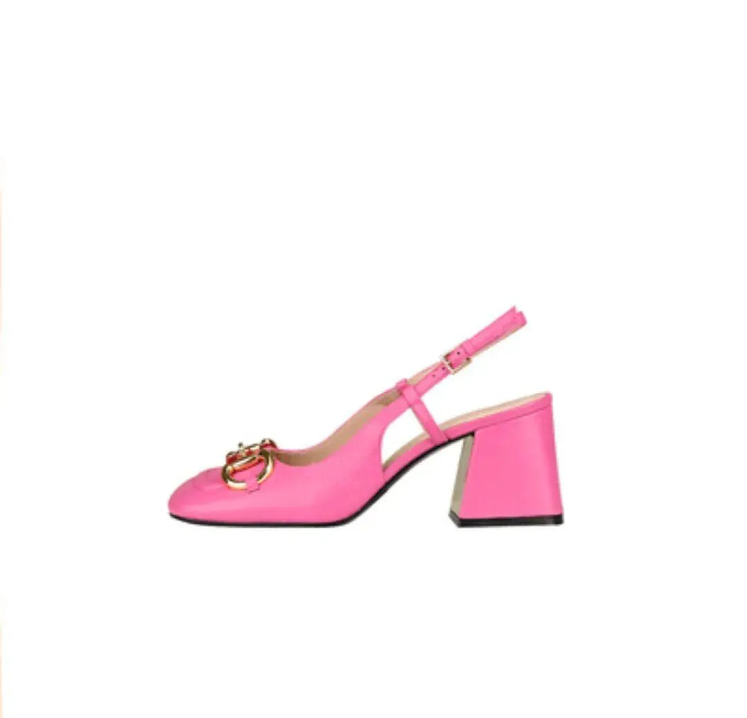 Zapatos retro de tacón alto con hebilla para mujer - Elegancia y estilo atemporales