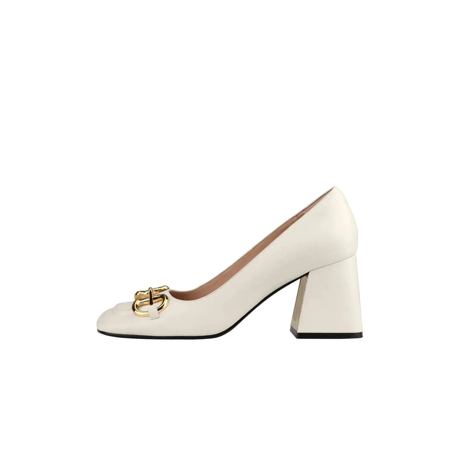 Zapatos retro de tacón alto con hebilla para mujer - Elegancia y estilo atemporales