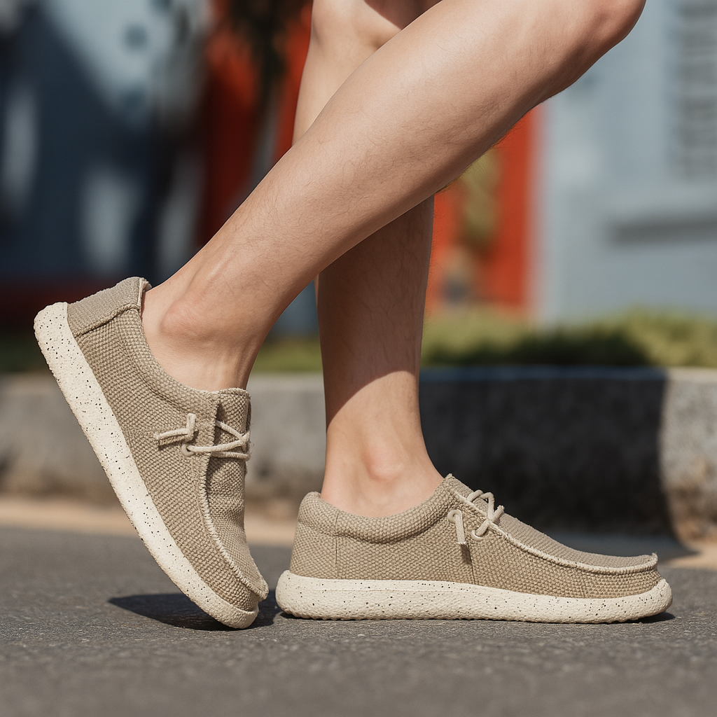 Zapatos slip-on modernos y ligeros para hombre – Ideales para el verano
