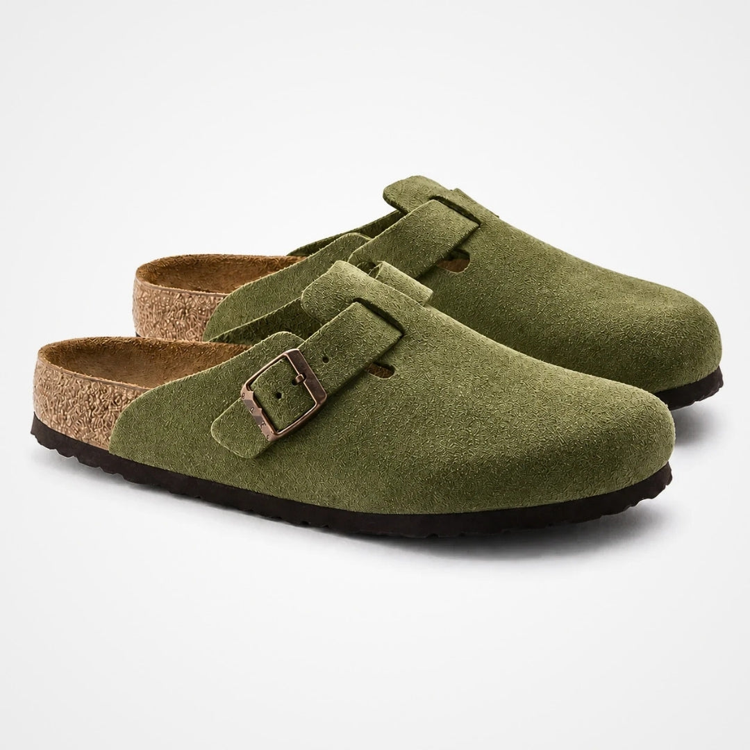 Zuecos de Lujo Slip-On con Hebilla Ajustable
