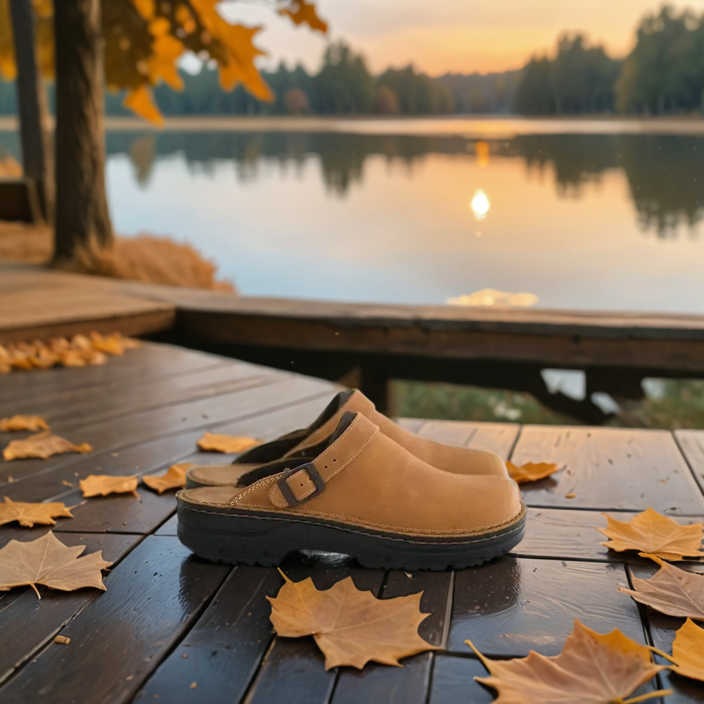 Zuecos para hombre - Hebilla ajustable y comodidad