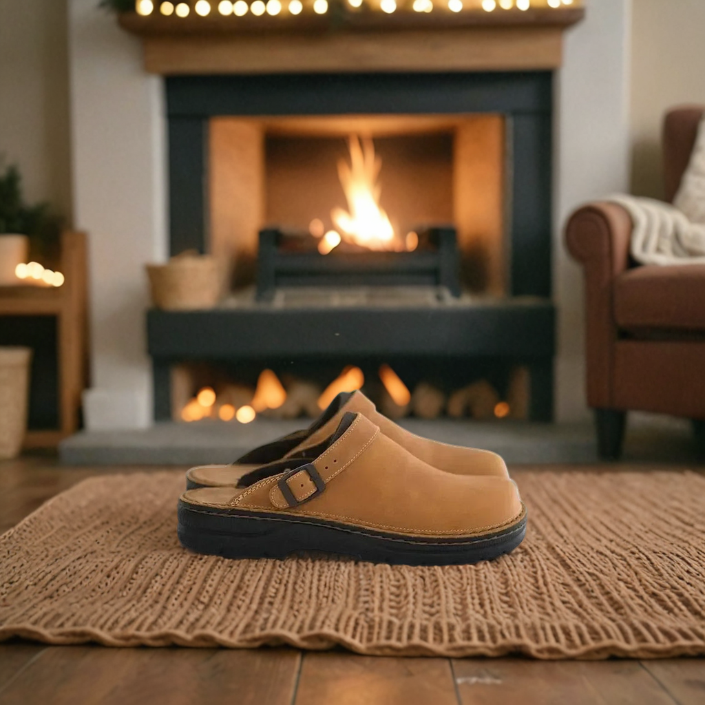 Zuecos para hombre - Hebilla ajustable y comodidad